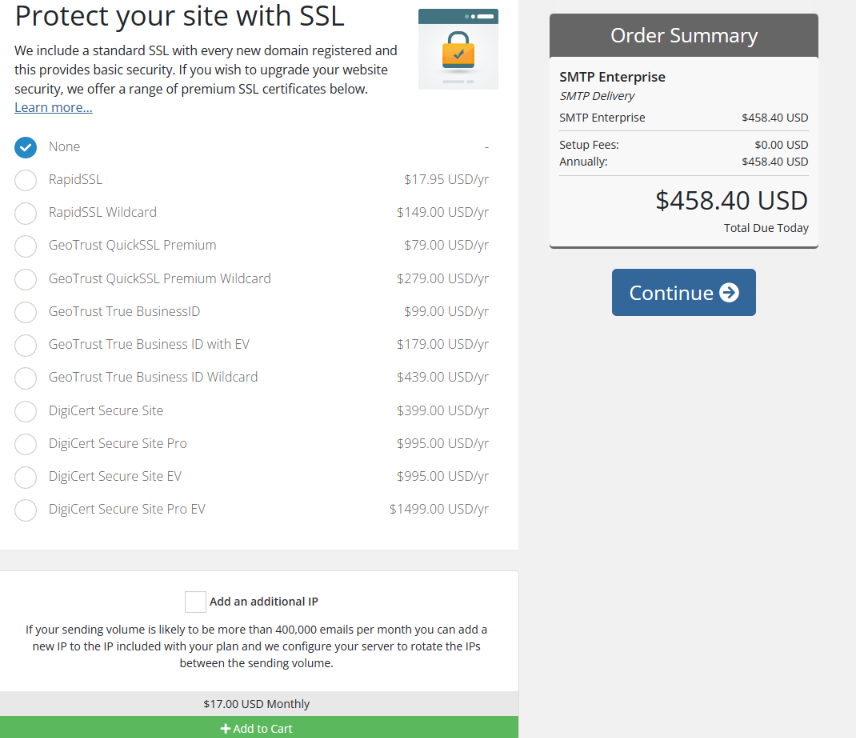 smtp enterprise addon